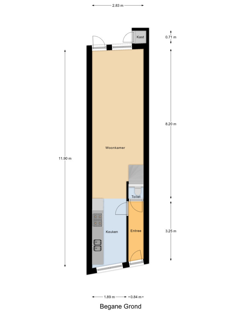 Gouda – Raam 262 – Plattegrond 3