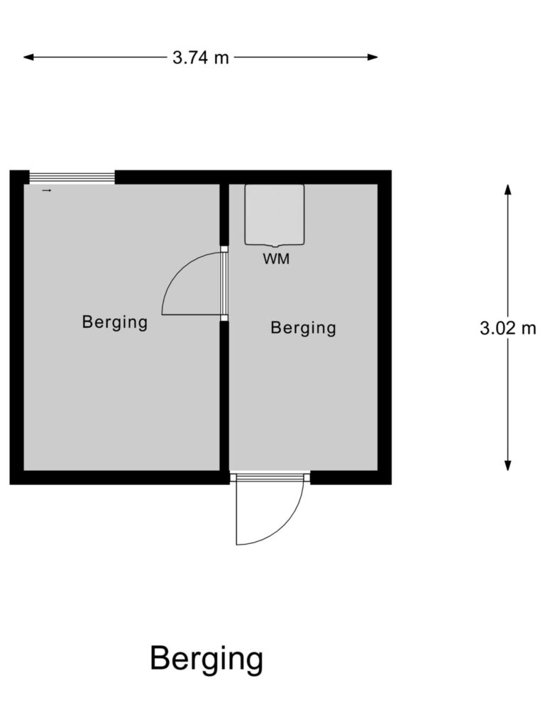 Gouda – Lange Willemsteeg 9 – Plattegrond 4