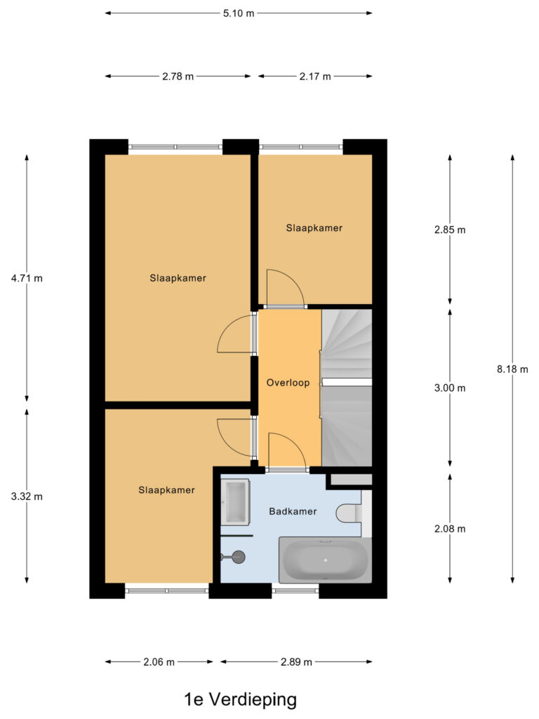 Gouda – Terschellinglaan 60 – Plattegrond 4