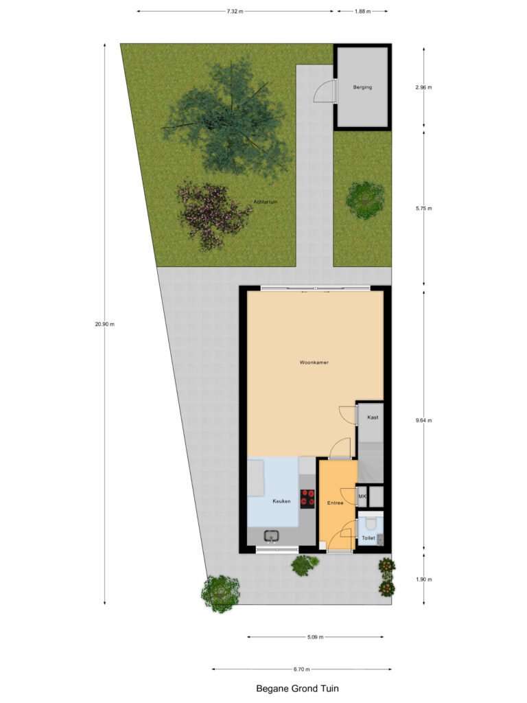 Gouda – Terschellinglaan 60 – Plattegrond 6