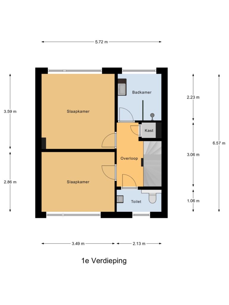 Gouda – Schweitzerplein 14 – Plattegrond 4