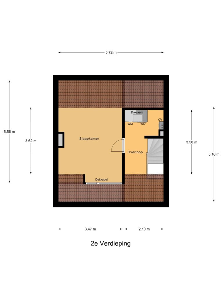 Gouda – Schweitzerplein 14 – Plattegrond 3