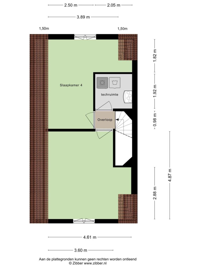 Waddinxveen – Notenhout 55 – Plattegrond 3