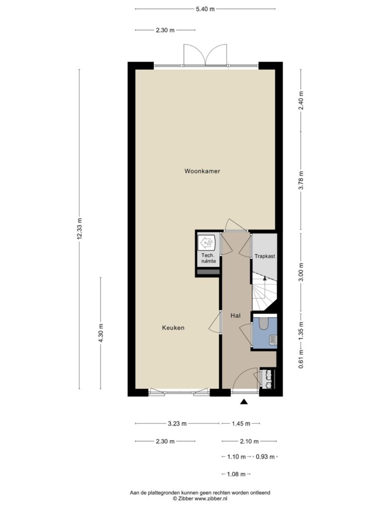 Waddinxveen – Notenhout 55 – Plattegrond 2
