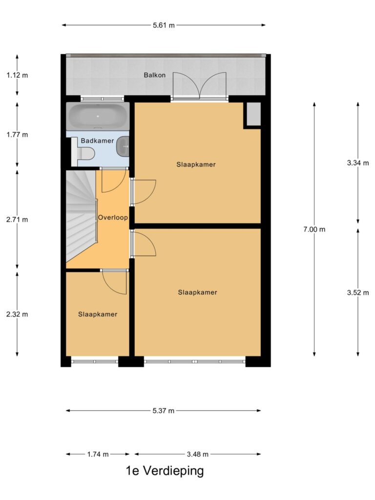 Gouda – Ridder van Catsweg 79 – Plattegrond 3