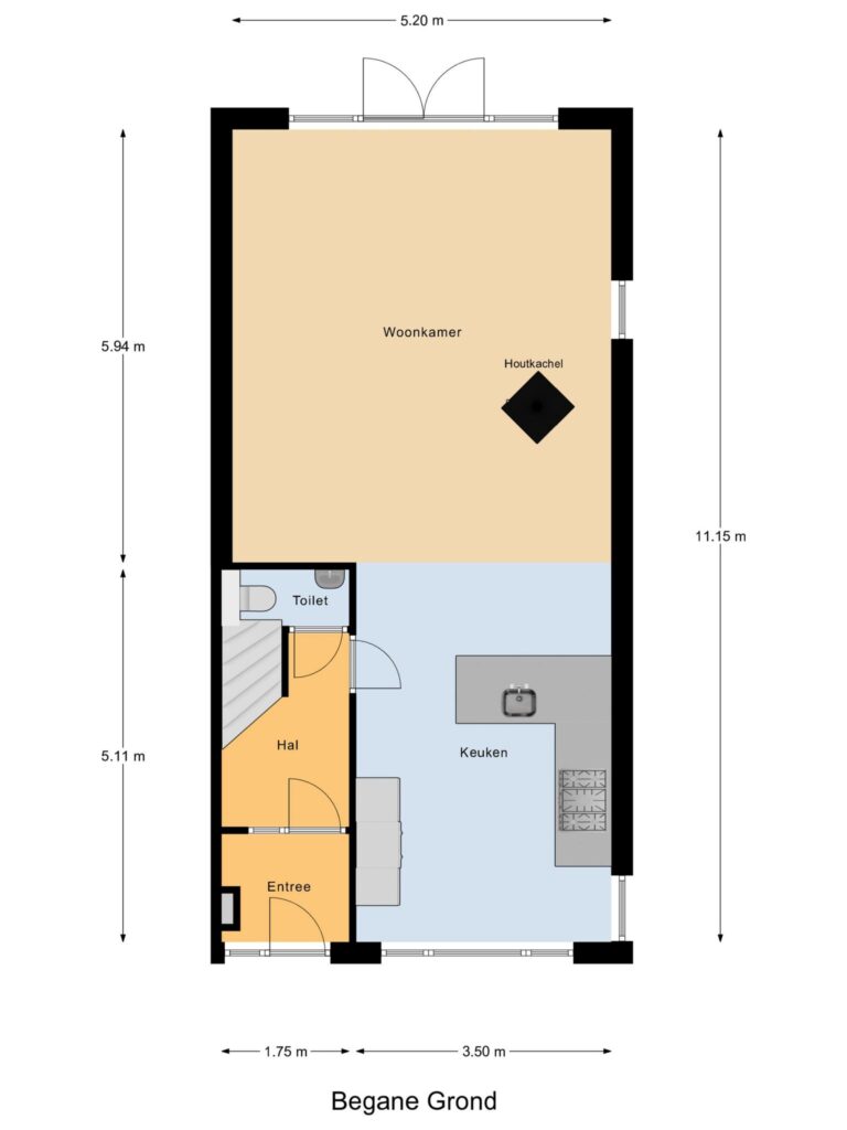 Gouda – Ridder van Catsweg 79 – Plattegrond 2