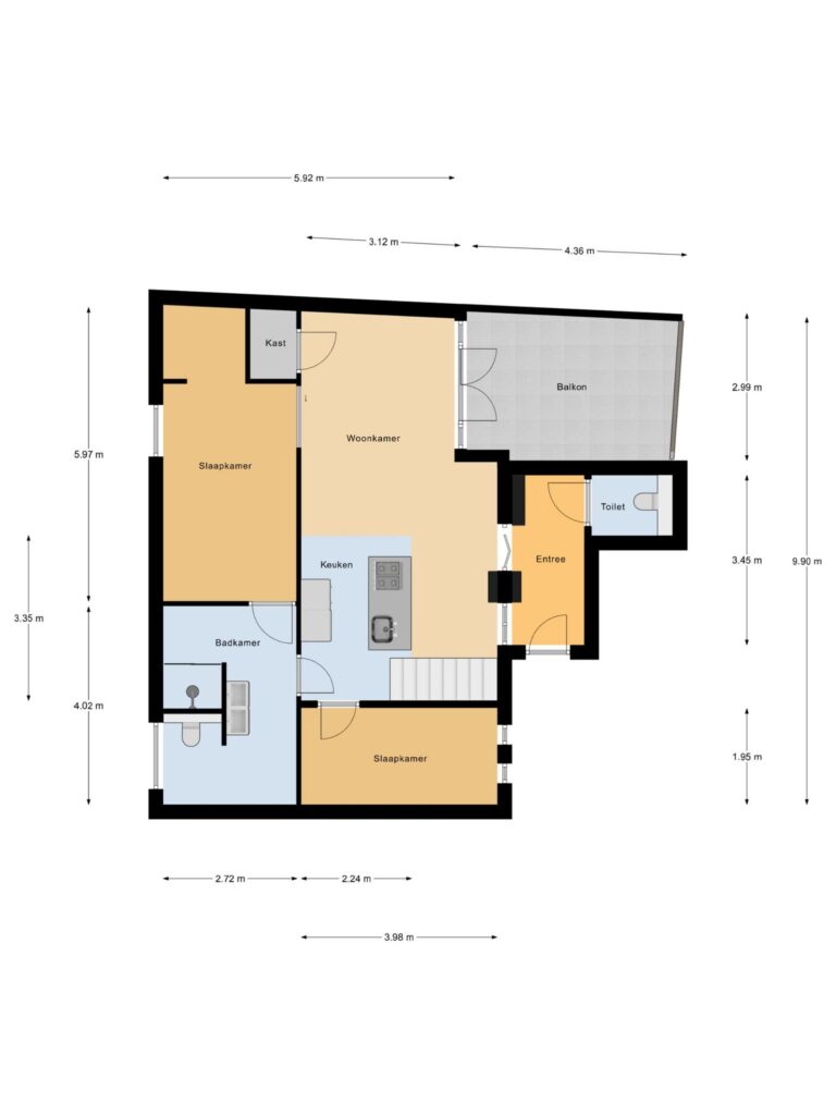 Gouda – Peperstraat 29b – Plattegrond 2