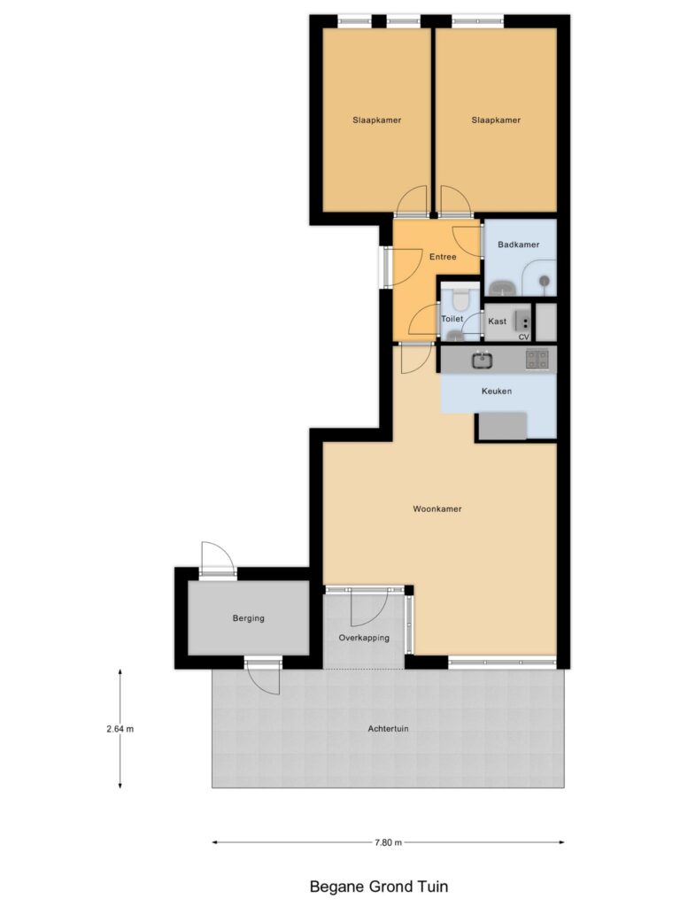 Gouda – Lange Noodgodsstraat 66 – Plattegrond 3