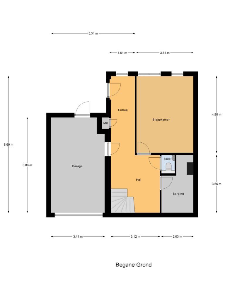Waddinxveen – Onderlangs 15 – Plattegrond 2