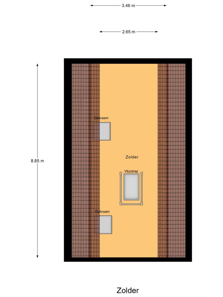 Waddinxveen – Onderlangs 15 – Plattegrond 5