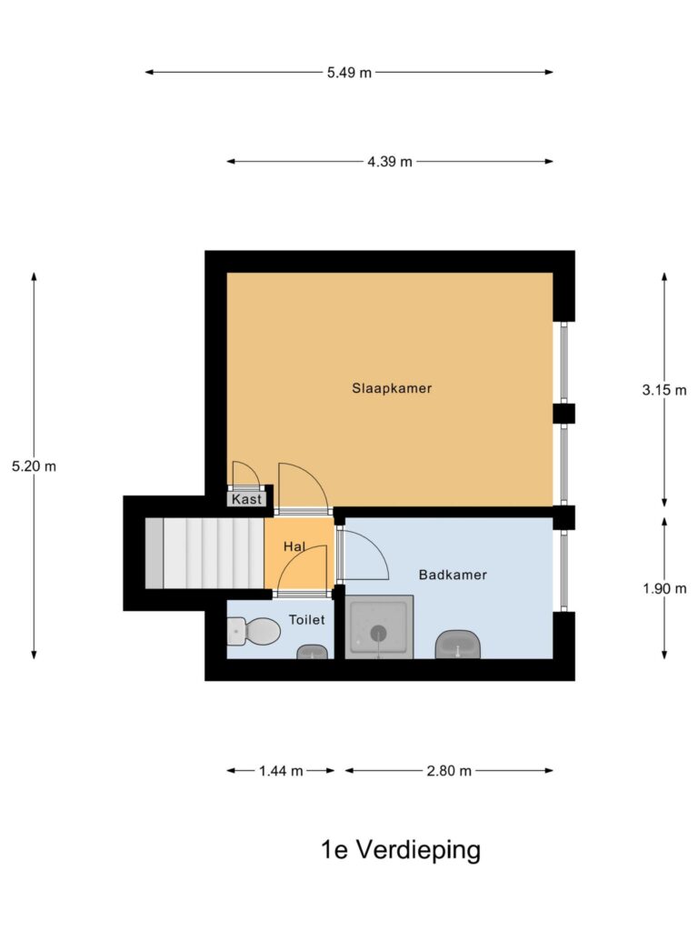 Gouda – Achter de Waag 13 – Plattegrond 2