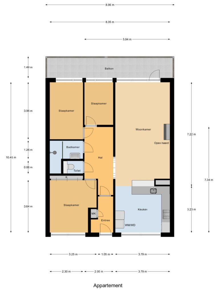 Waddinxveen – Peppelhorst 41 – Plattegrond 3