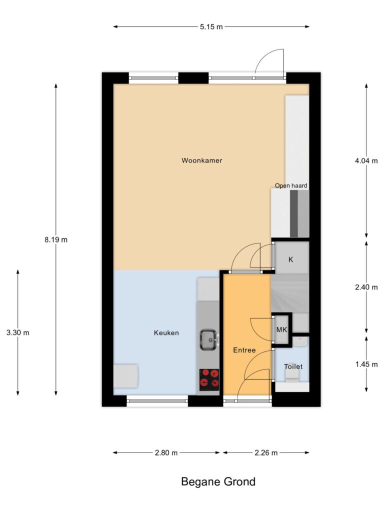 Gouda – Pluutwerf 22 – Plattegrond 2