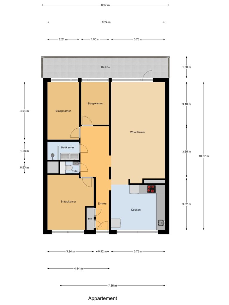 Waddinxveen – Wilgenhorst 1 – Plattegrond 2