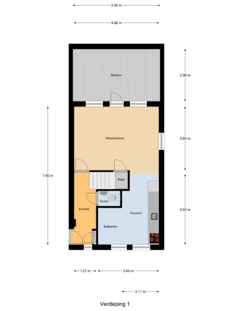 Gouda – Slapperdel 12 – Plattegrond 3