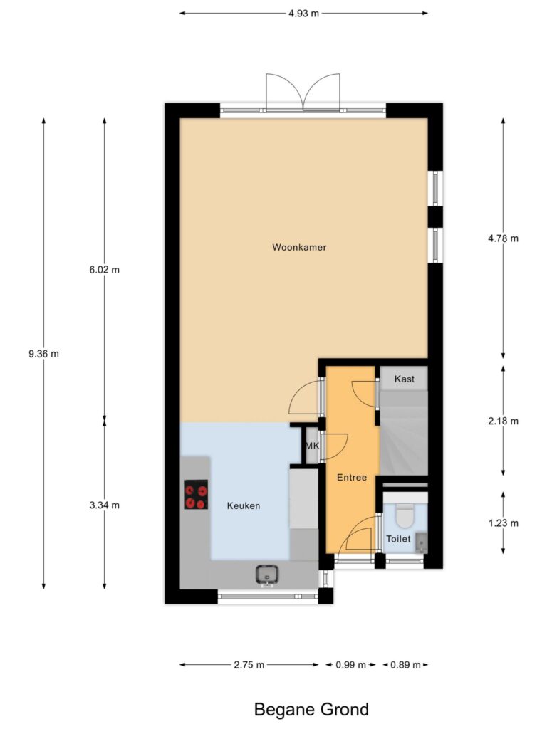 Waddinxveen – Spui 20 – Plattegrond 2