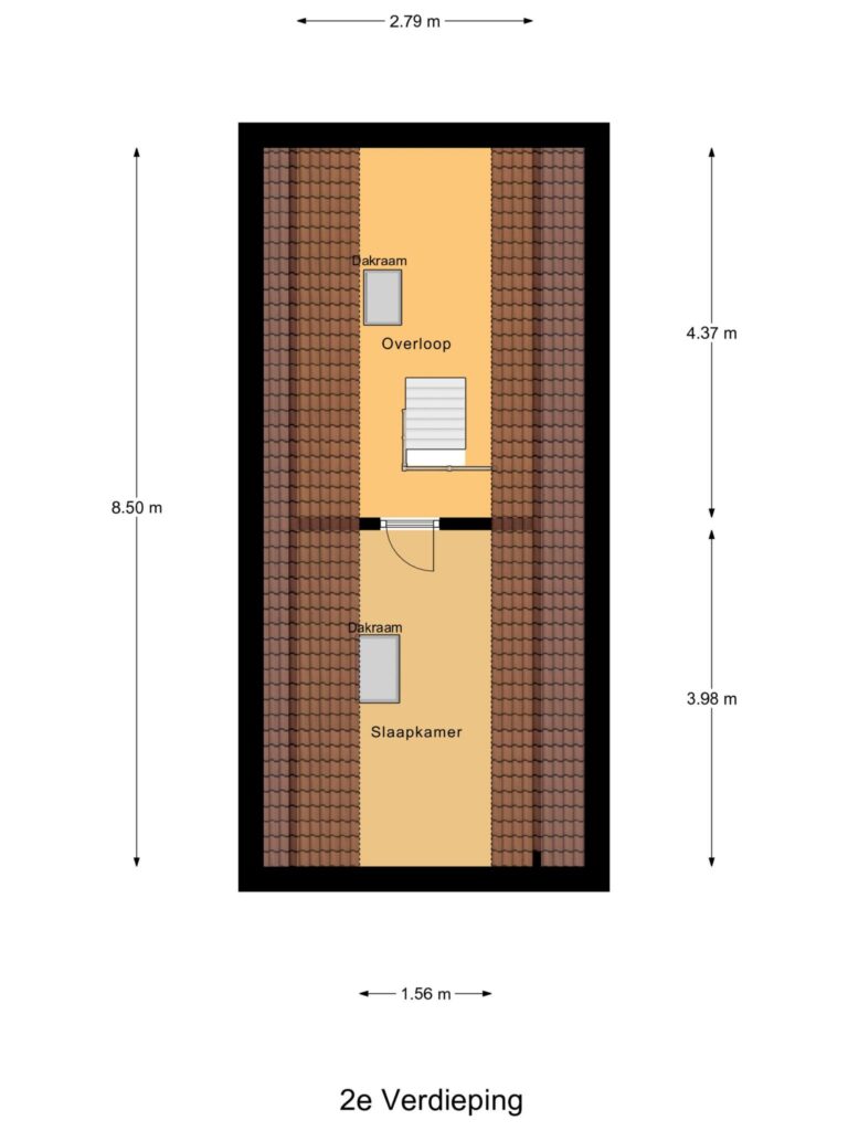 Gouda – Vlamingstraat 25 – Plattegrond 3