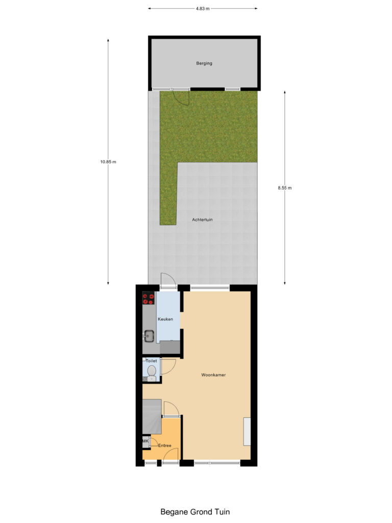 Gouda – Woudstraat 70 – Plattegrond 2