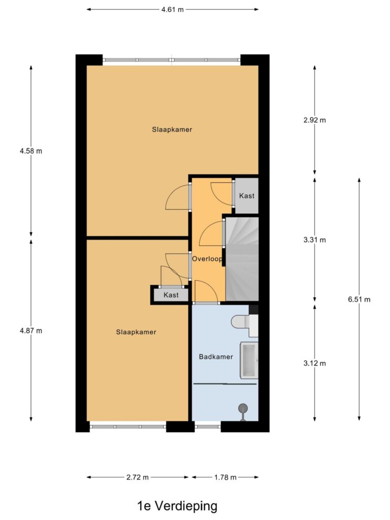 Gouda – Geertruida Hoeve 39 – Plattegrond 5