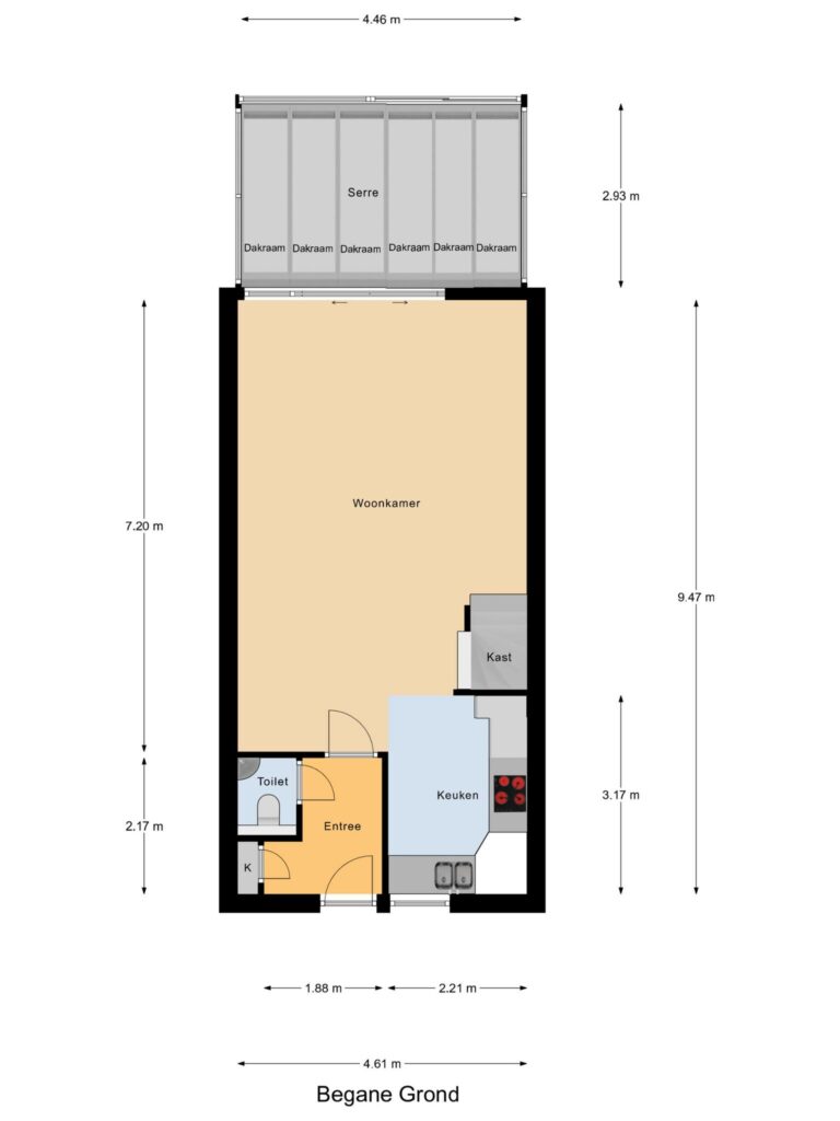 Gouda – Geertruida Hoeve 39 – Plattegrond 2