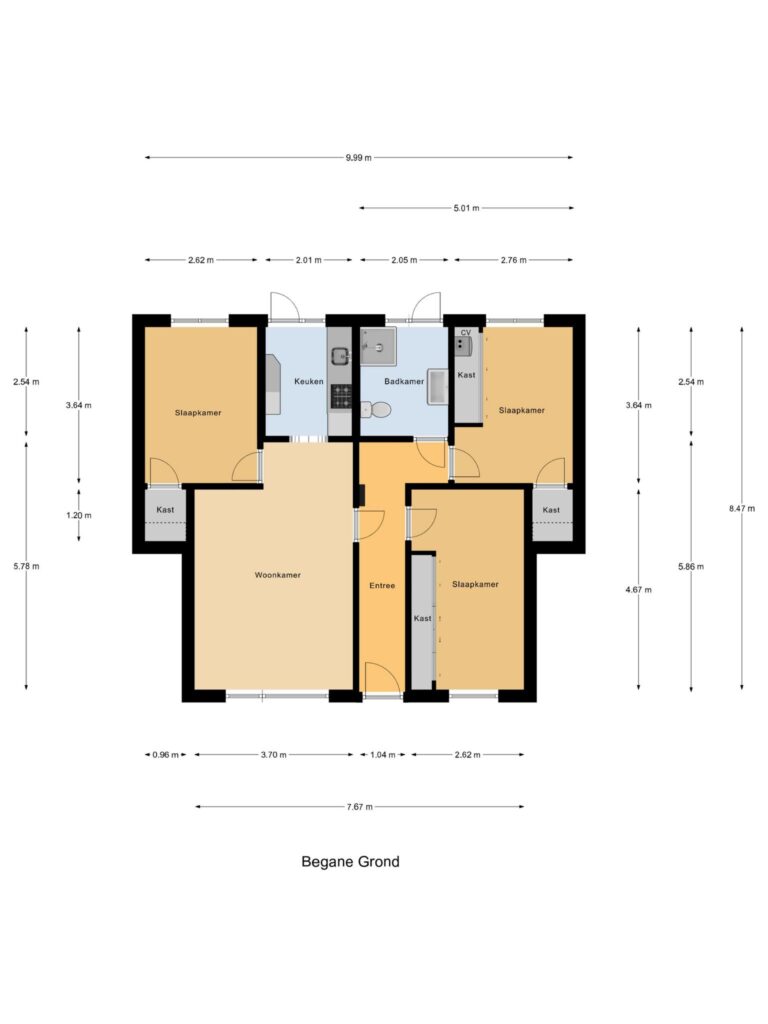 Gouda – Frederik Hendriklaan 34 – Plattegrond 2