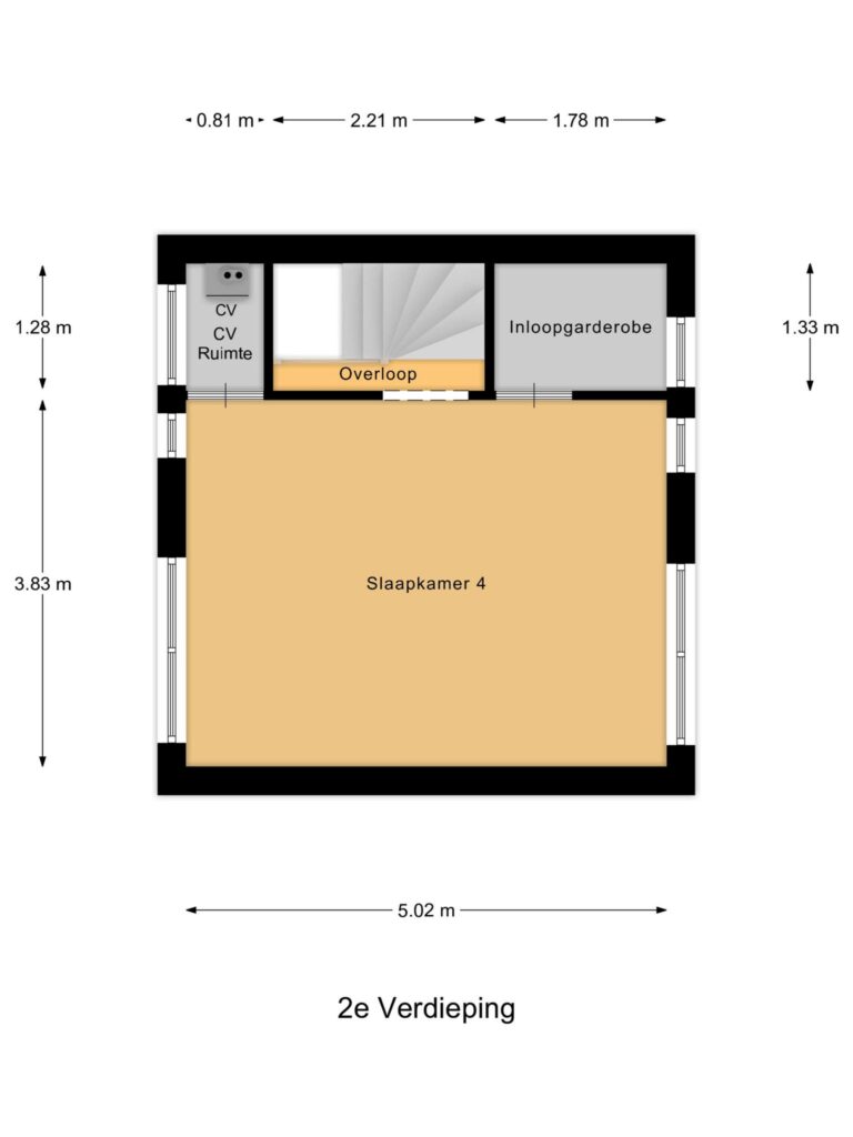Reeuwijk – Anne Frankstraat 7 – Plattegrond 4