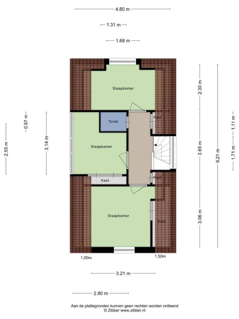Waddinxveen – Zuidkade 218 – Plattegrond 4