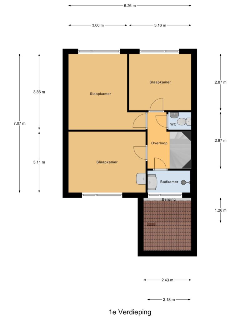 Boskoop – Zwaluwplein 5 – Plattegrond 6
