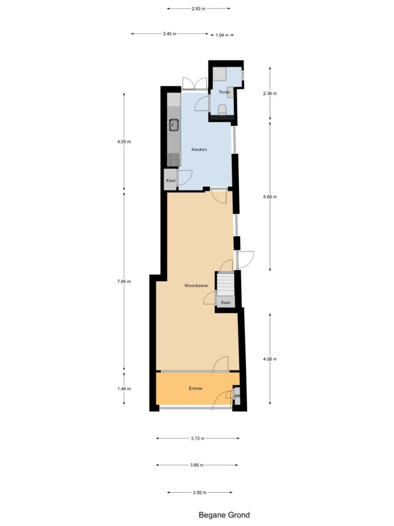 Gouda – Kuiperstraat 35 – Plattegrond 2