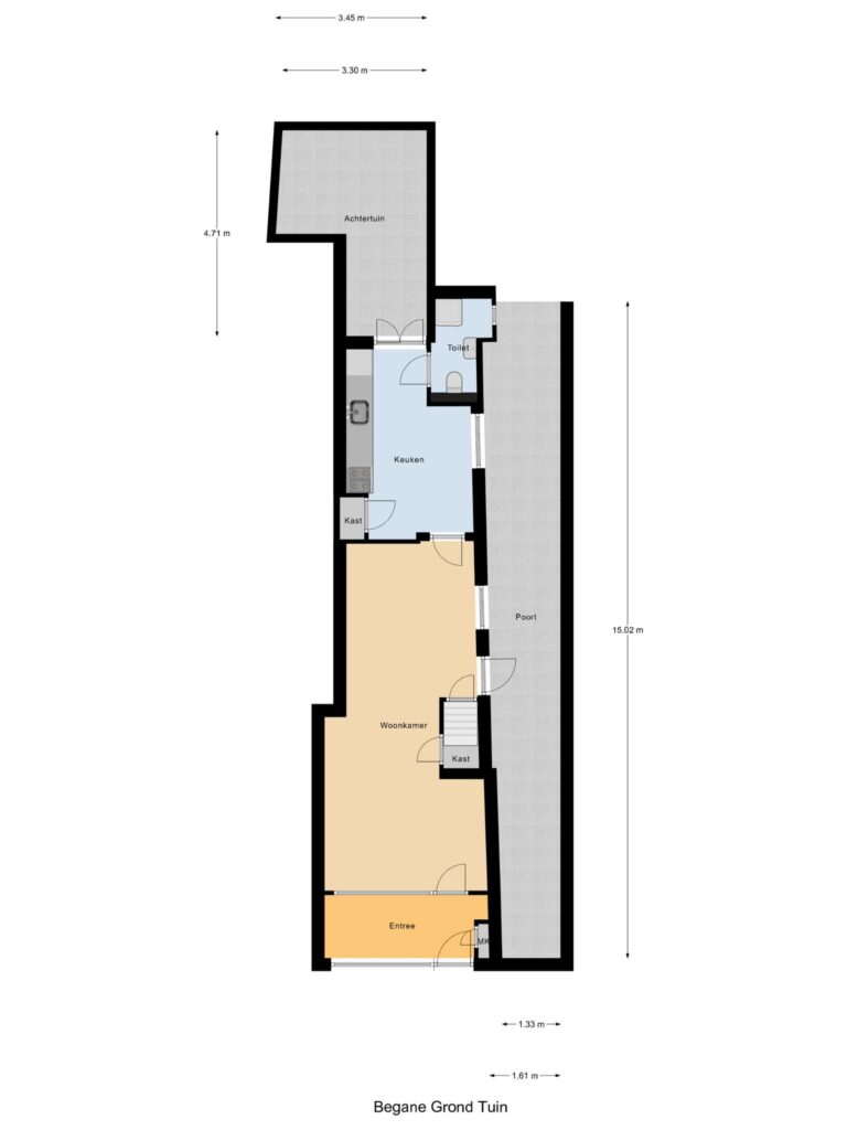 Gouda – Kuiperstraat 35 – Plattegrond 3