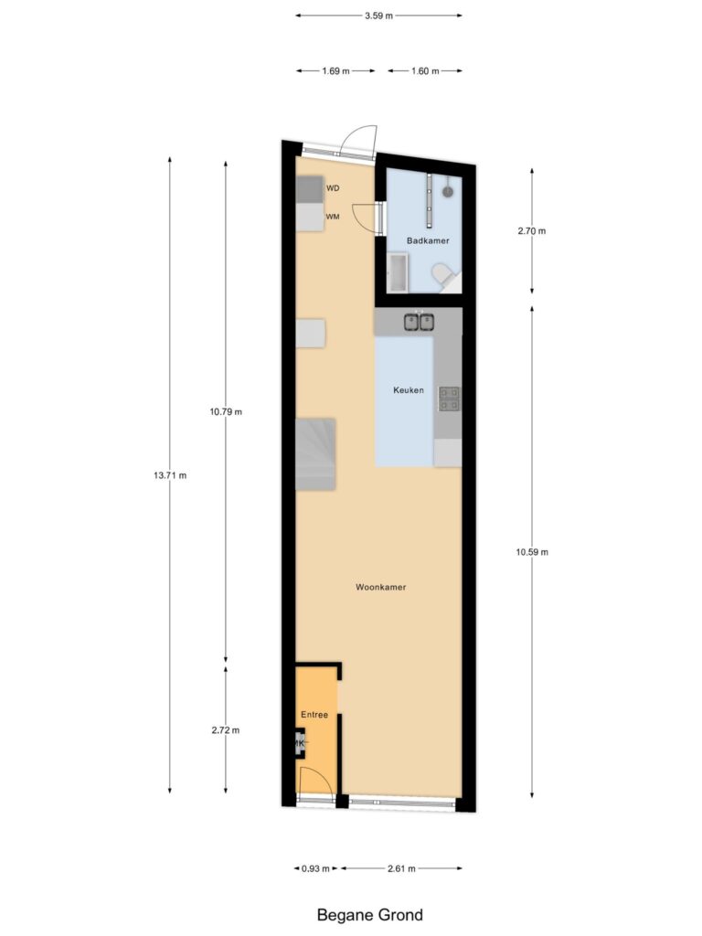 Gouda – Derde kade 46 – Plattegrond 3