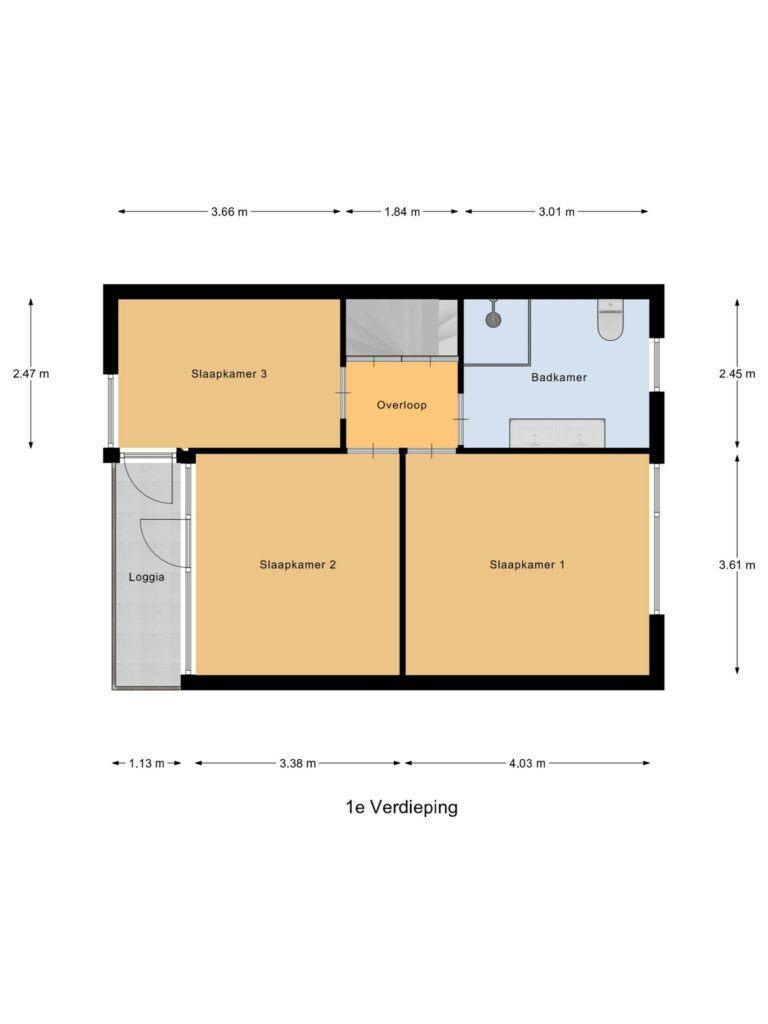 Reeuwijk – Rozetuin 11 – Plattegrond 3