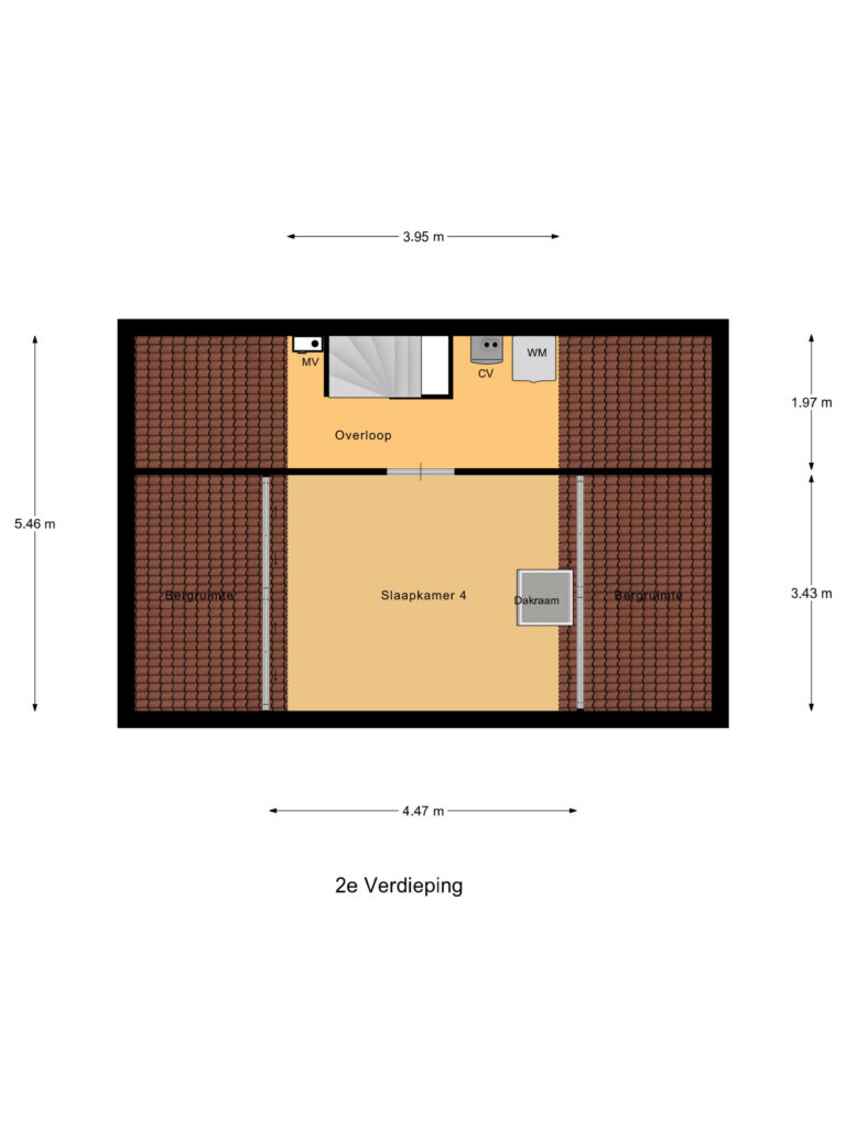 Reeuwijk – Moerweide 7 – Plattegrond 3