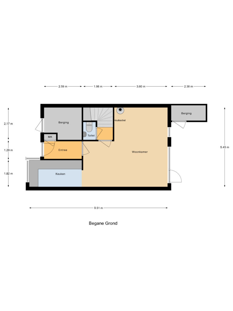 Reeuwijk – Moerweide 7 – Plattegrond 4