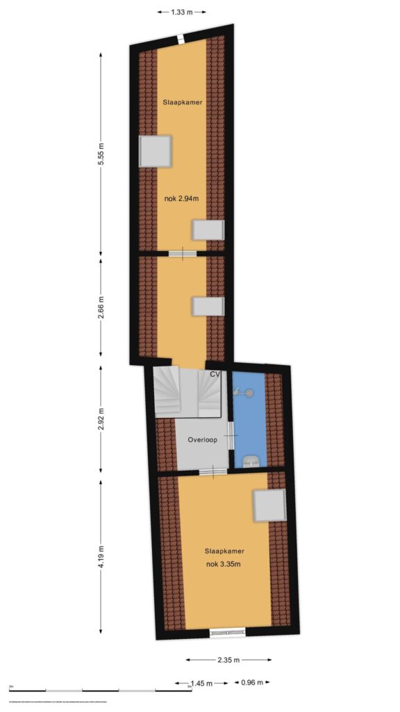 Gouda – Lage Gouwe 96 – Plattegrond 4