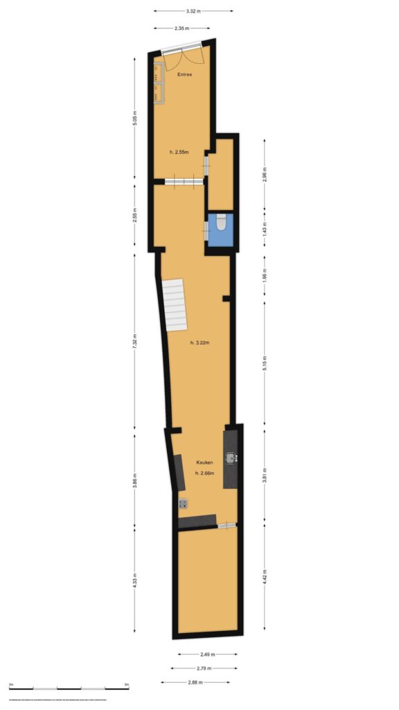 Gouda – Lage Gouwe 96 – Plattegrond 2