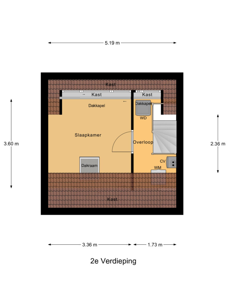 Gouda – Beukmolenplantsoen 16 – Plattegrond 4
