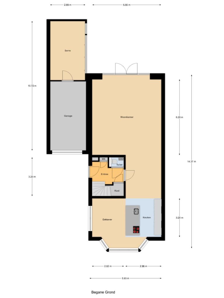 Waddinxveen – Honingbij 47 – Plattegrond 2