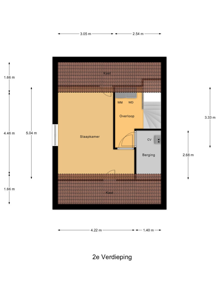 Boskoop – Perengaarde 76 – Plattegrond 4