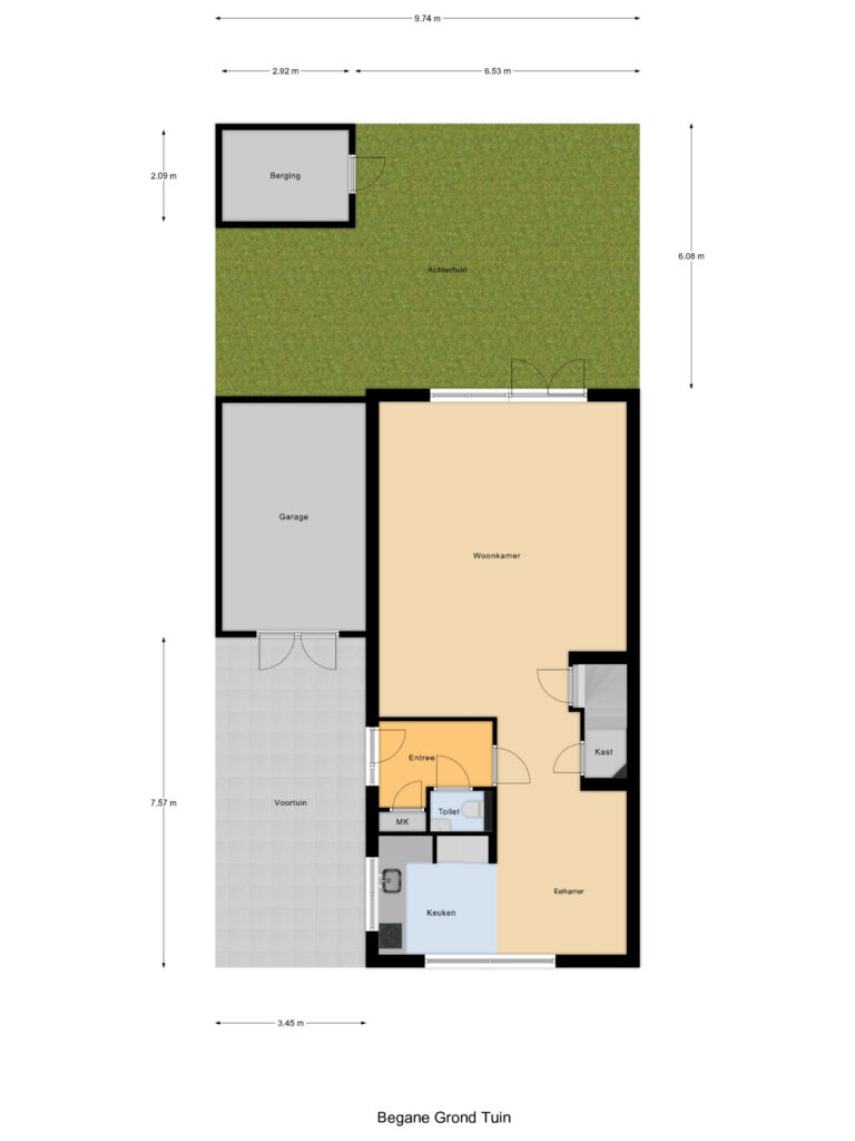 Boskoop – Perengaarde 76 – Plattegrond 5