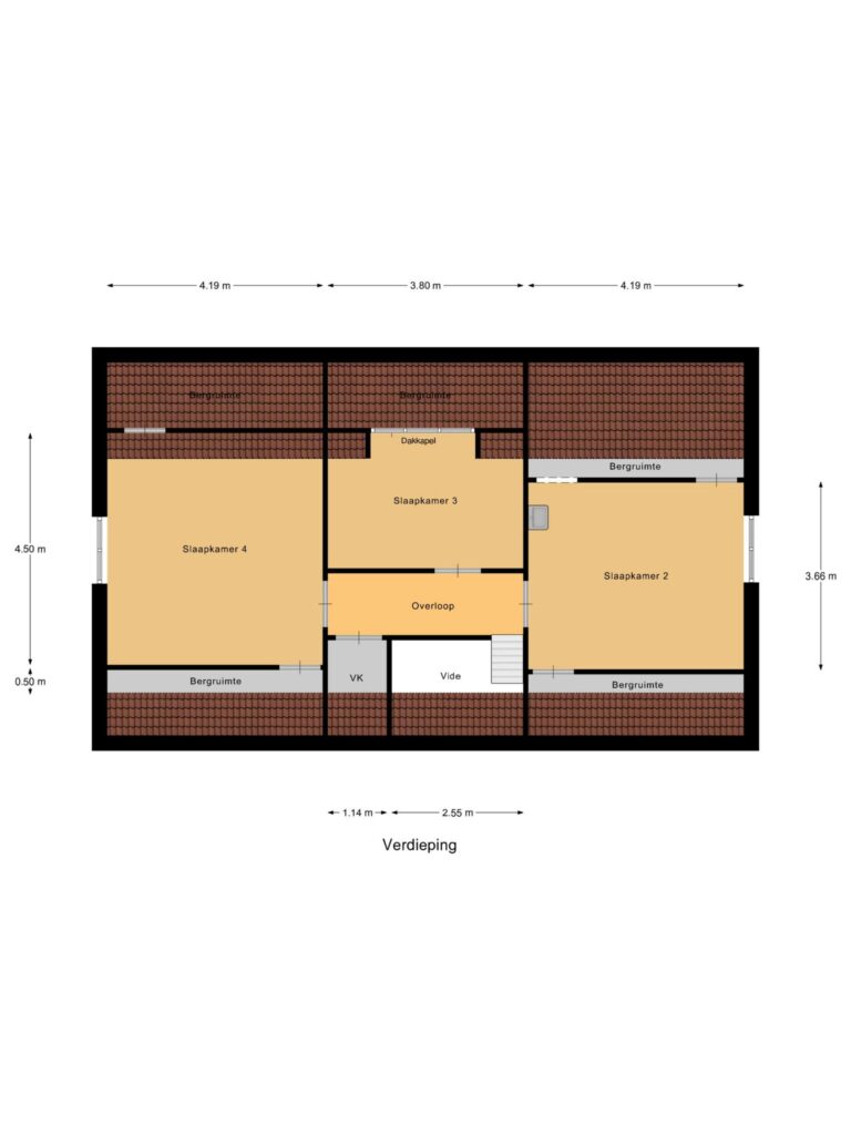 Boskoop – Warmoeskade 7 – Plattegrond 3