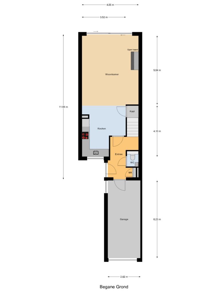 Gouda – Jan van Riebeecklaan 34 – Plattegrond 2