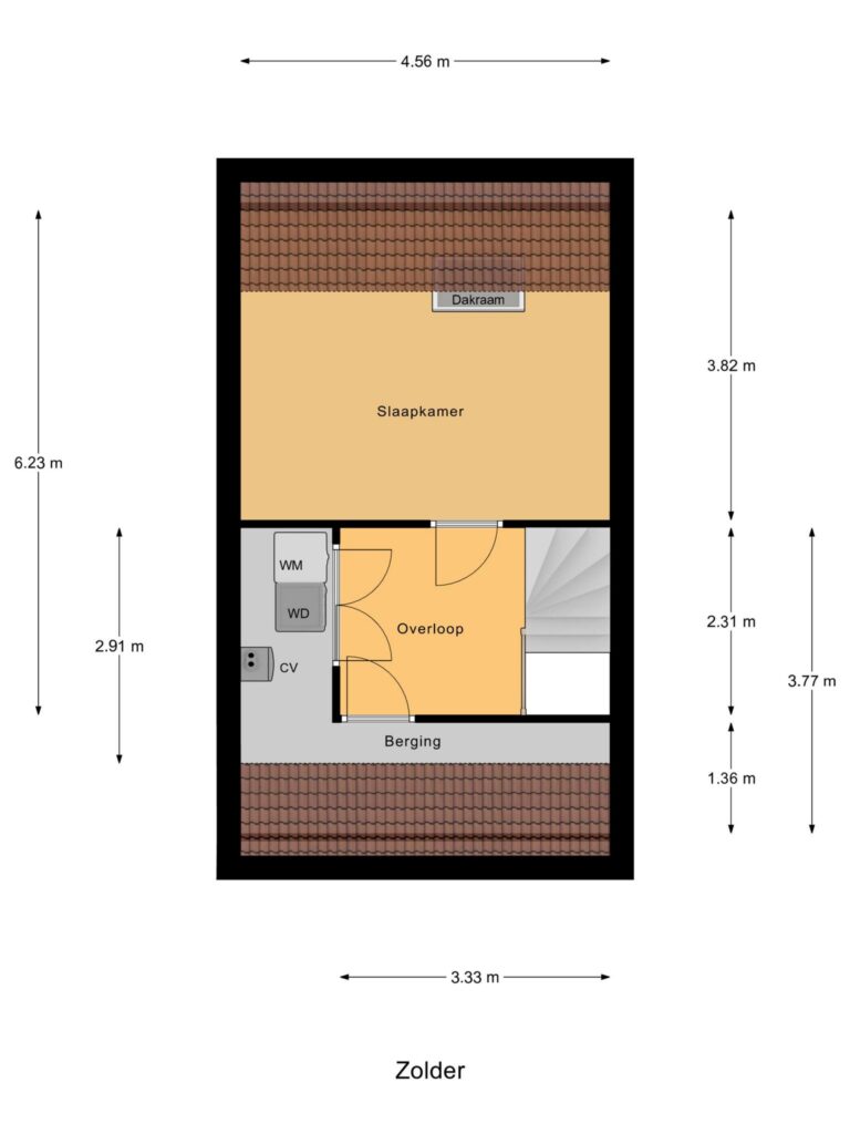 Gouda – Jan van Riebeecklaan 34 – Plattegrond 4