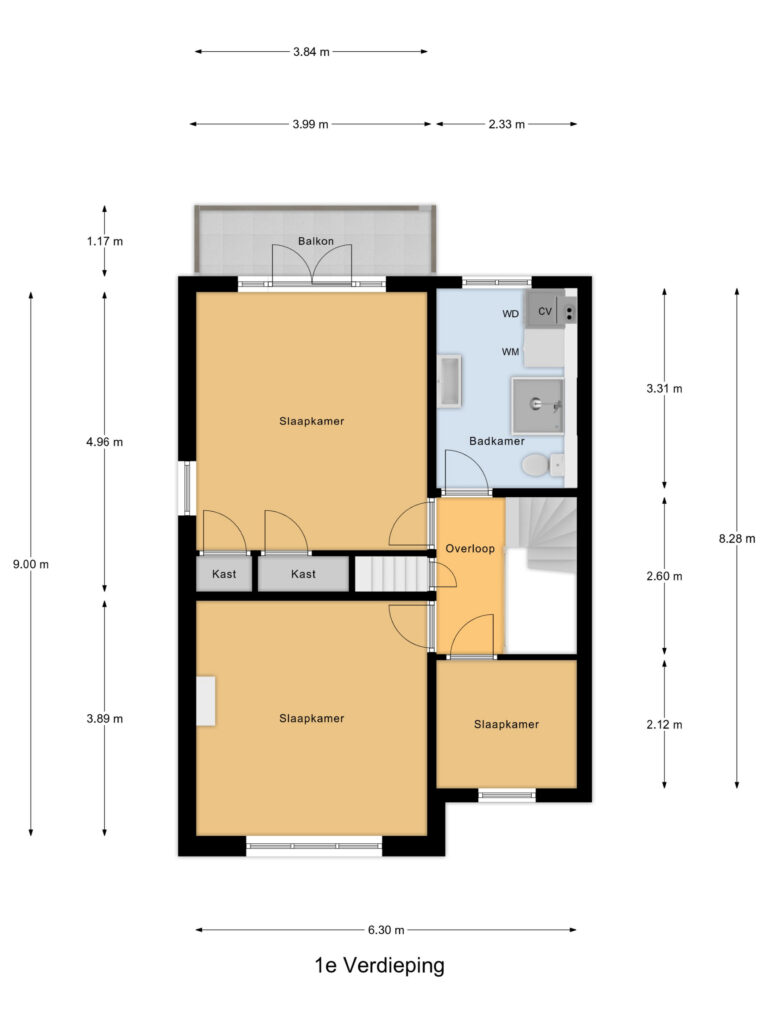 Gouda – Zoutmanstraat 35 – Plattegrond 4
