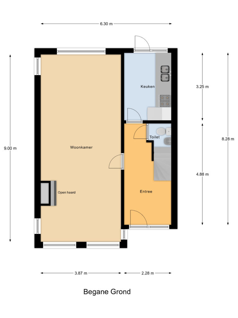 Gouda – Zoutmanstraat 35 – Plattegrond 2