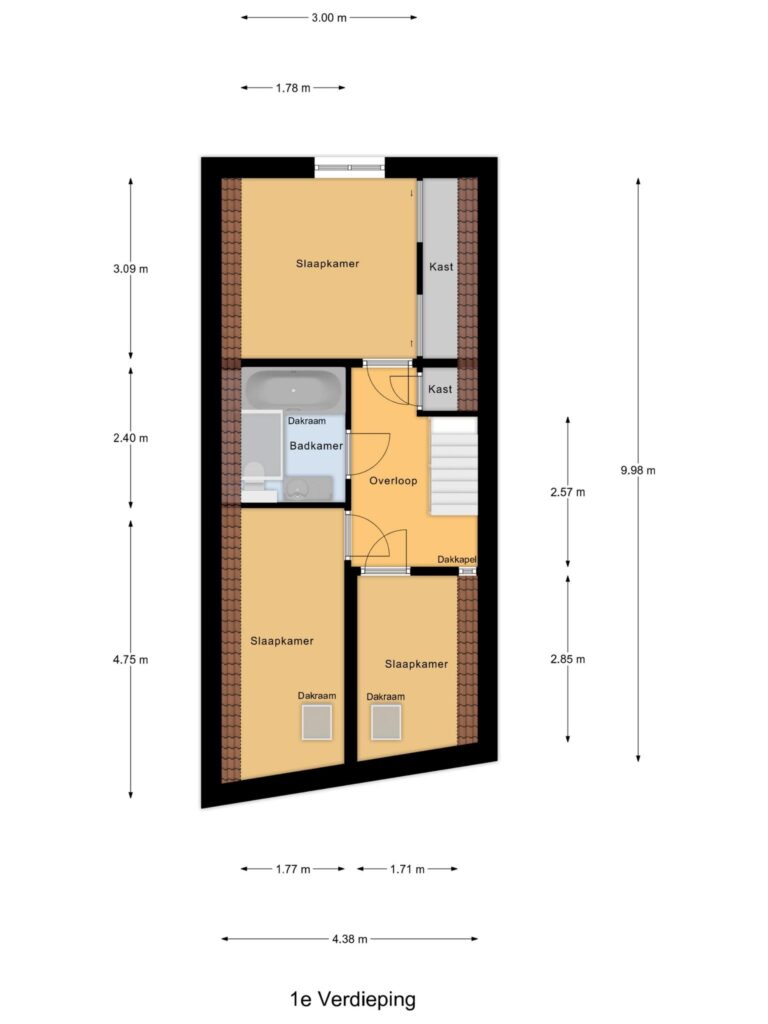 Gouda – Karnemelksloot 6 – Plattegrond 4