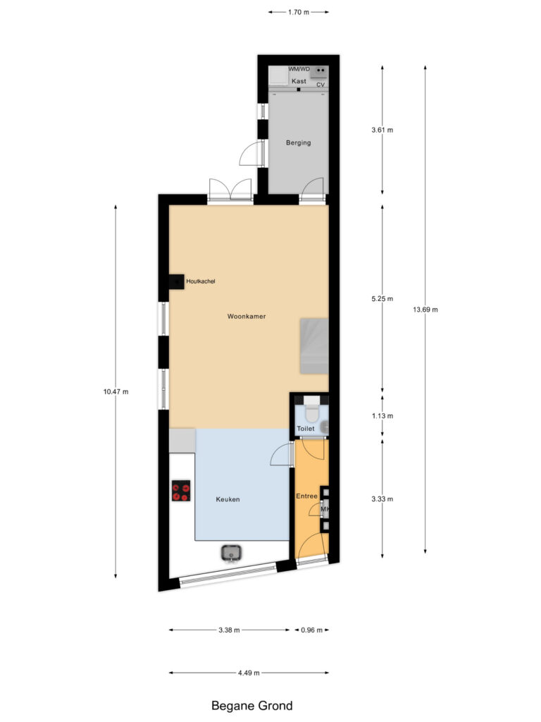 Gouda – Karnemelksloot 6 – Plattegrond 2