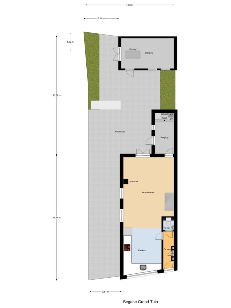 Gouda – Karnemelksloot 6 – Plattegrond 3