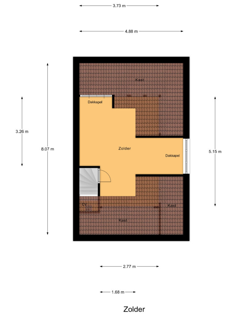 Gouda – Ridder van Catsweg 228 – Plattegrond 4