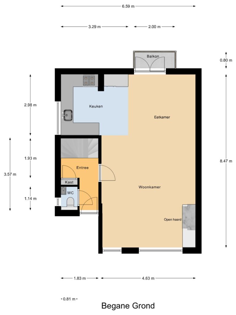 Waddinxveen – Zuidkade 93 – Plattegrond 2